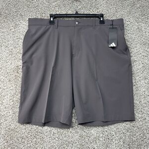Adidas‎ Woven Golf Shorts Men's 40 Gray Stretch Performance Golf New With Tags